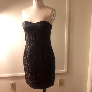 NUJ NOVAKHETT strapless diamond bustier dress sz 6